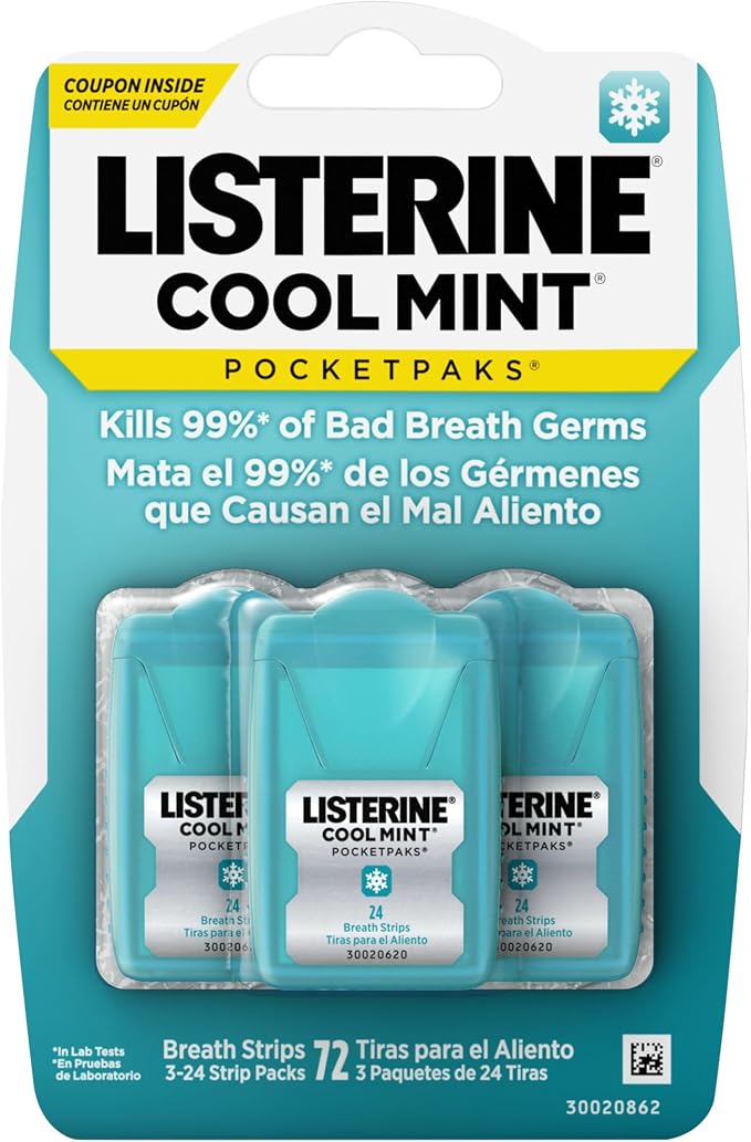 Listerine PocketPaks Cool Mint Breath Strips